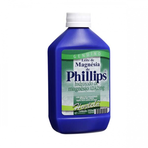Leite de Magnesia Phillips Sabor Hortela 350ml