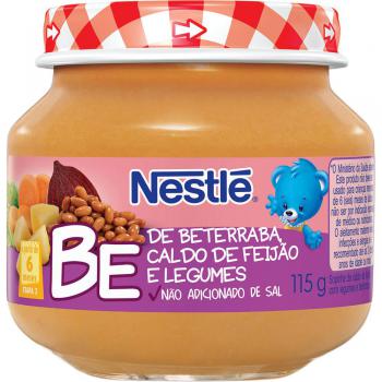 Papinha Nestle Baby Caldo De Feijao Legumes e Beterraba 115g