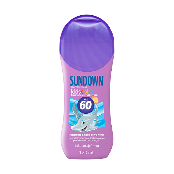 Protetor Solar Sundown Kids Color FPS 60 120ml