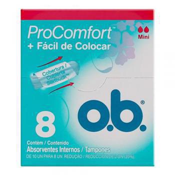 Absorvente Interno Ob Pro Comfort Mini 8 Unidades