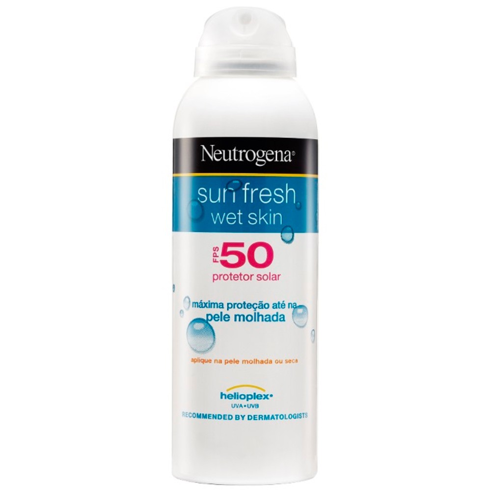 Protetor Solar Neutrogena Sun Fresh Wet Skin FPS 50 Spray 180ml