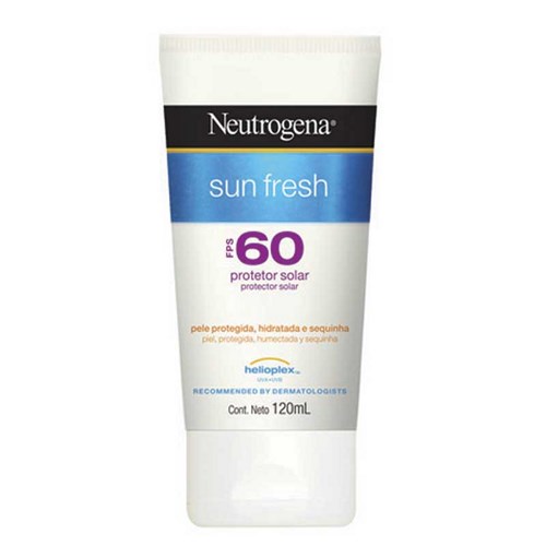 Protetor Solar Neutrogena Sun Fresh FPS60 120ml