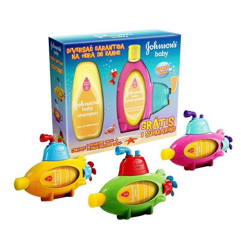 Shampoo + Condicionador Johnsons & Johnsons 400ml gatis submarino