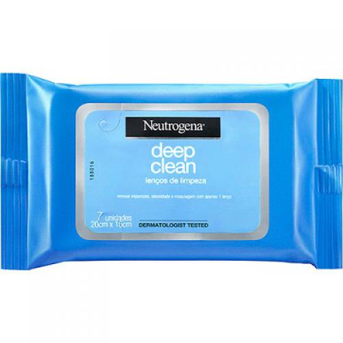 Lenco Demaquilante Neutrogena Deep Clean 7 Unidades