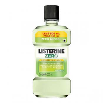 Solucao Bucal Listerine Zero Menta Verde 500Ml