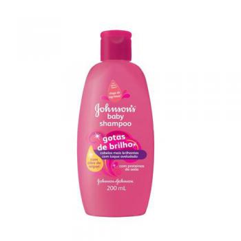 Shampoo Infantil Johnson's Gotas de Brilho 200ML