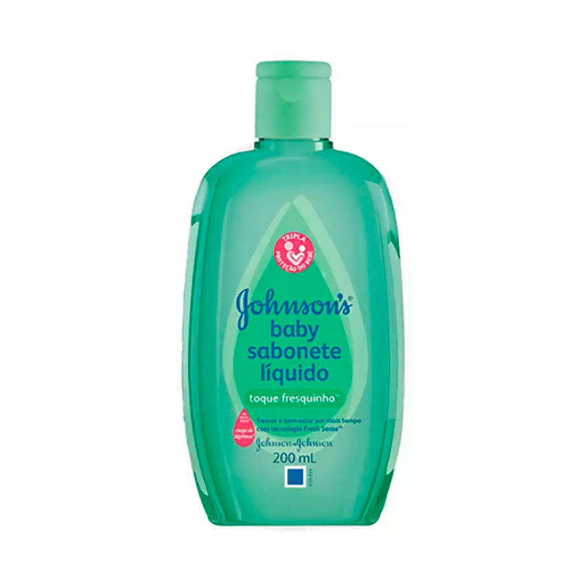 Sabonete Infantil Johnsons e Johnsons Toque Fresquinho 200ml