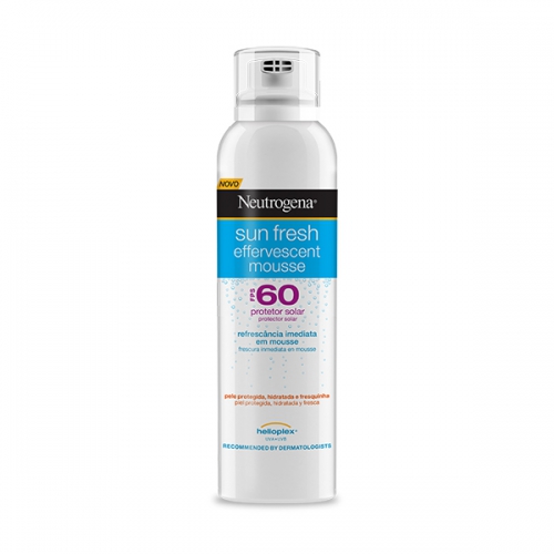 Protetor Solar Neutrogena Sun Fresh Mousse Efervescente FPS60 200ml