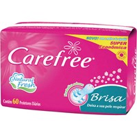 Absorvente Carefree brisa com protecao 60 unidades