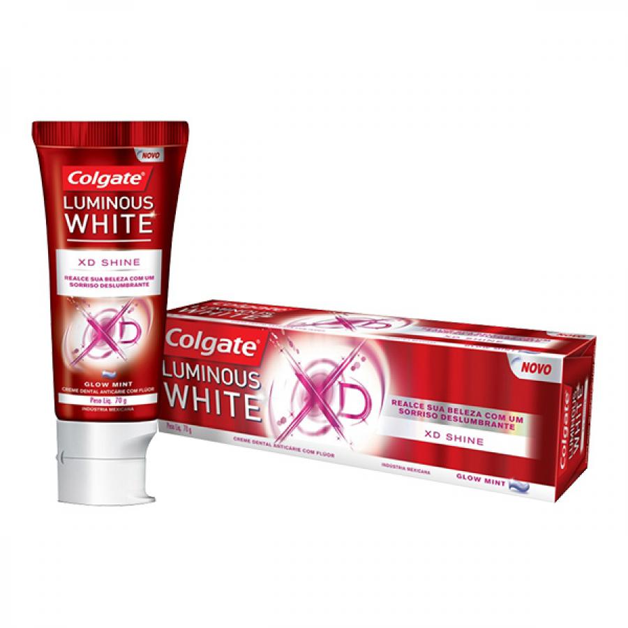 Creme Dental Colgate Luminous XD Shine 70g