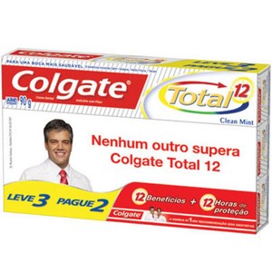 Creme Dental Colgate Total 12 90g Promoção Leve 3