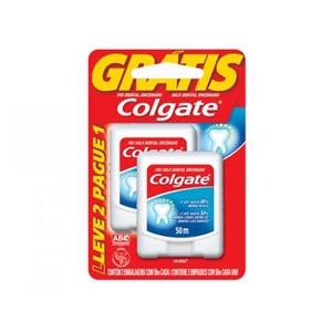 Fio Dental Colgate Nylon 50mt Leve 2un Pague 1un