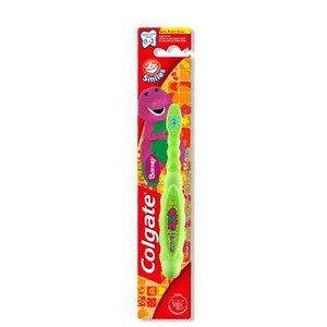 Escova Dental Colgate Barney Extra Macia 0-2 Com 1 Unidade