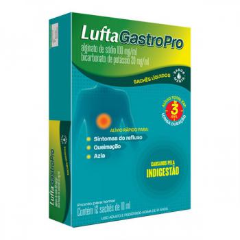 LuftaGastroPro Sabor Menta com 12 saches de 10ml cada