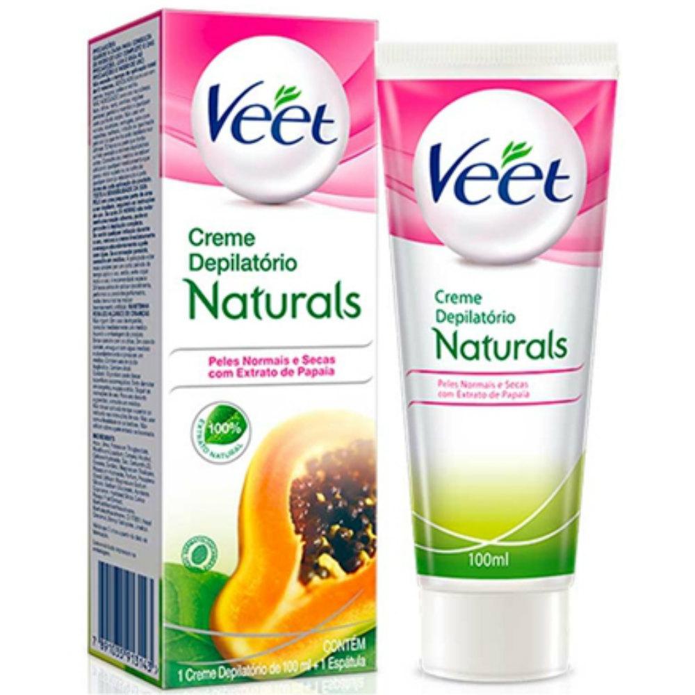 Depilatorio Veet Creme Naturals Papaya 100ml