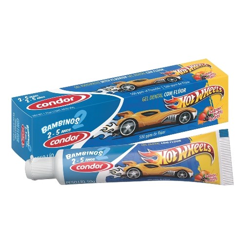 Gel Dental Condor Hot Wheels 50g