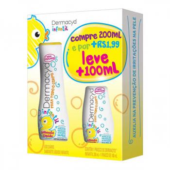 Dermacyd Infantil 200ml Sabonete Liquido Mais 100ml