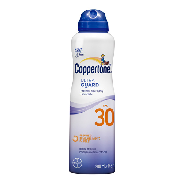 Protetor Solar Coppertone Continuous Spray Ultra Guard Fps30 177ml