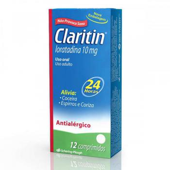 Claritin "D" com 12 Comprimidos