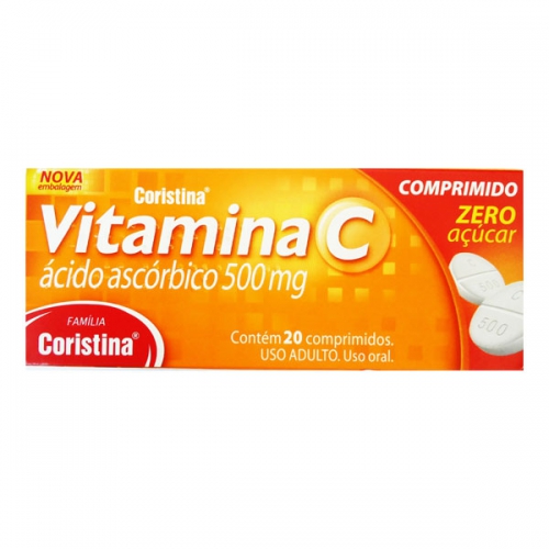 Coristina C 500mg com 20 Comprimidos