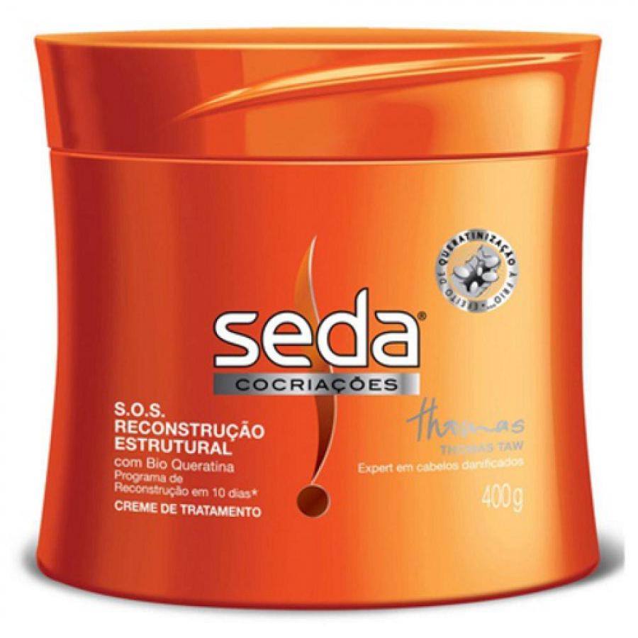 Creme de Tratamento Seda SOS Recosntrução Estrural 400g