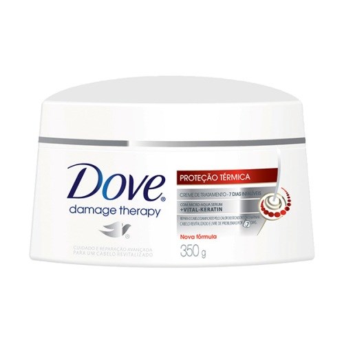CREME TRATAMENTO DOVE PROTEÇÃO TÉRMICA 350G