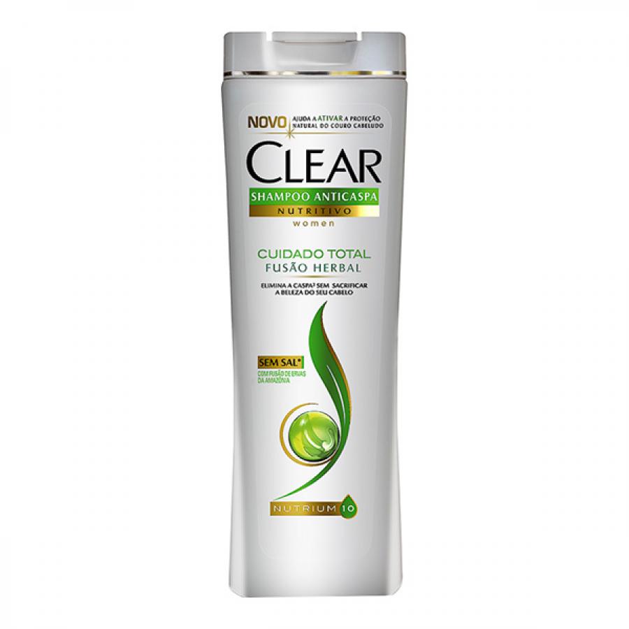Shampoo Clear Herbal Cuidado Total 200ml