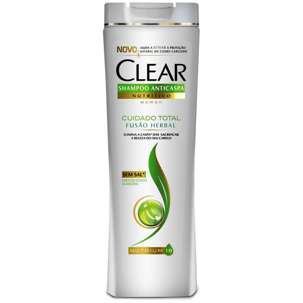 Shampoo Clear Herbal Cuidado Total 400ml