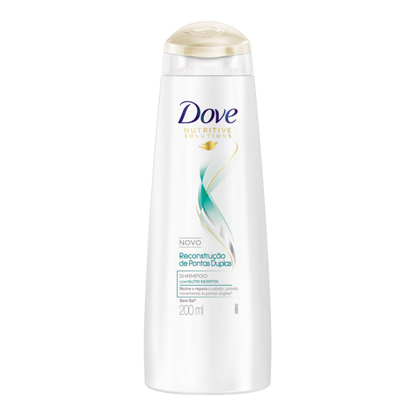 Shampoo Dove Reconstrução de Pontas Duplas 200ml