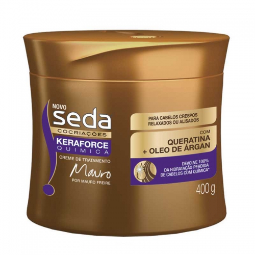 Creme De Tratamento Seda Keraforce Quimica 400g