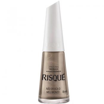 ESMALTE RISQUE GLITTER MET NAO OFUSCA MEU BRONZE