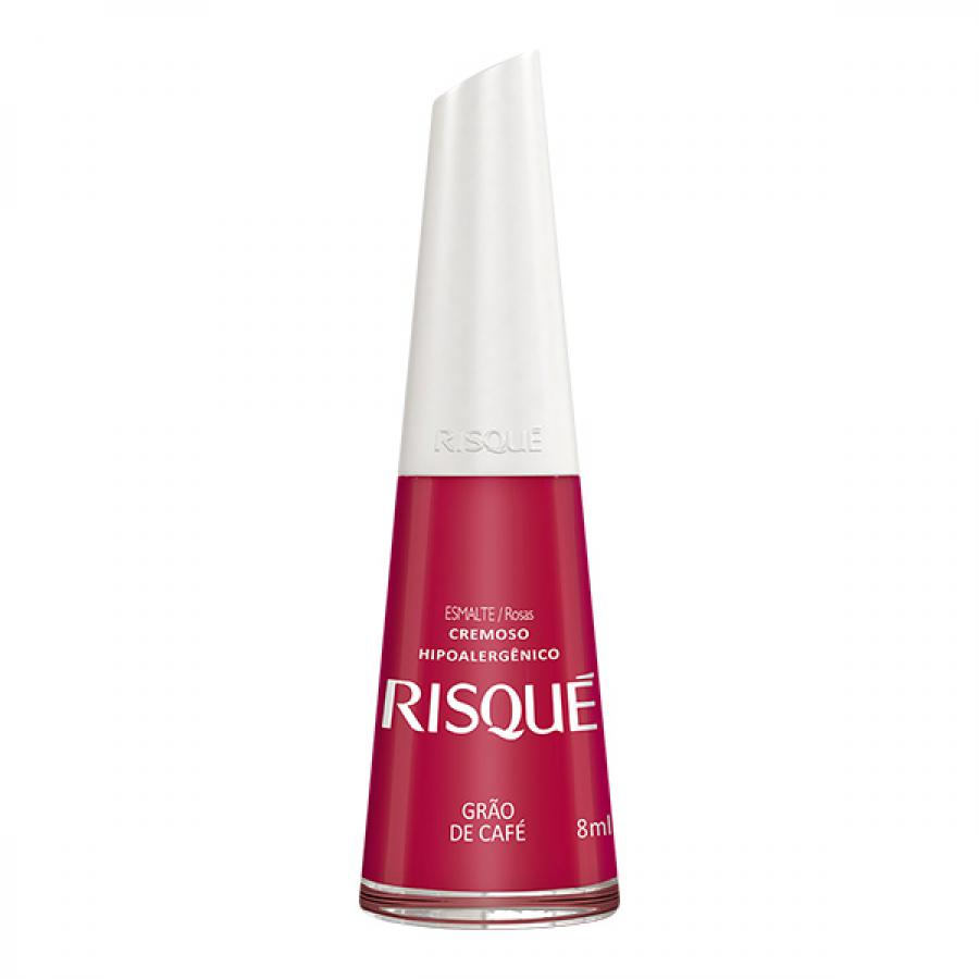 ESMALTE RISQUE CREMOSO GRAO DE CAFE