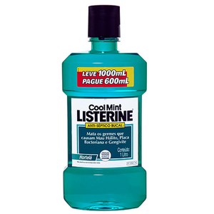 Enxaguatorio Listerine Citrus Leve 1000ml Pague 600ml
