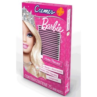 COTONETE CREMER BARBIE 75UN