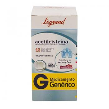 Acetilcisteina 40mg Xarope Adulto 120ml