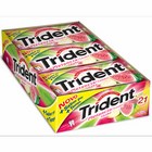Chiclete Trident melância caixa com 21 unidades