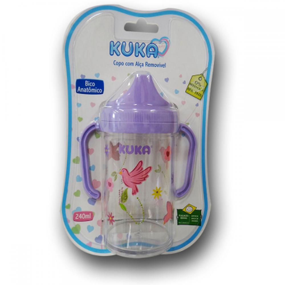 Copo Kuka Com Alça Lilas Código 6069