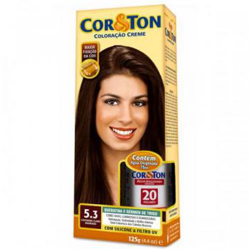 Tintura De Cabelo Cor & Ton 5.3 Castanho Claro Dourado Niely