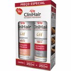 Shampoo e Condicionador CliniHair Nutrição Intensiva com 250ml