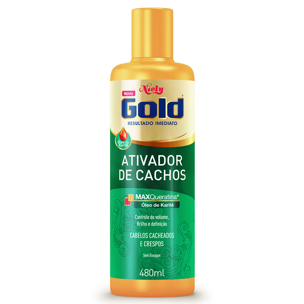 Ativador de Cachos Niely Gold 480ml
