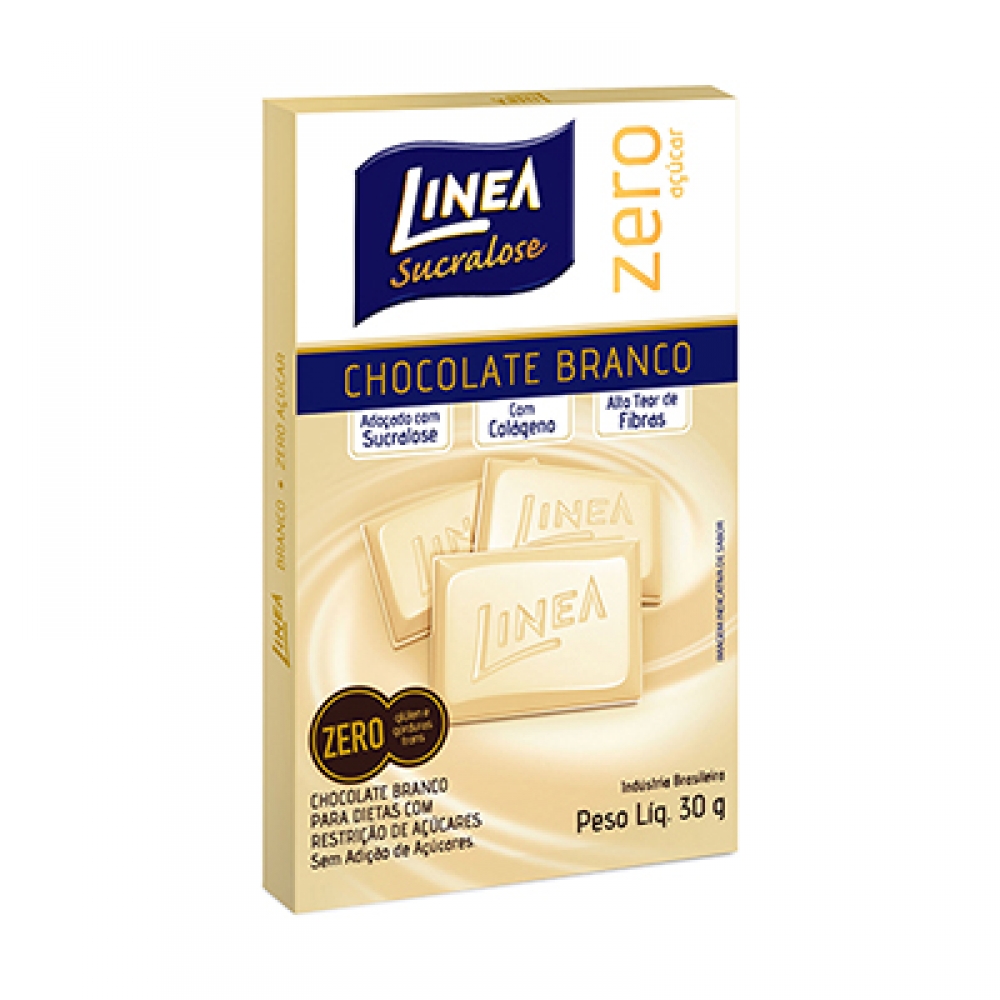 Chocolate Branco Linea Zero Açucar 30g