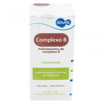 Complexo B com 20 Comprimidos