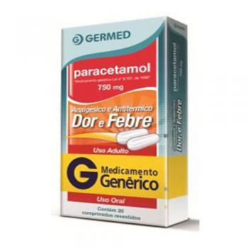 Paracetamol Germed Pharma 750mg 20 Comprimidos