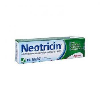 Neotricin 5mg/g + 250UI/g, 1 bisnaga com 50g de pomada