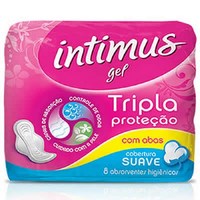 Absorvente Intimus normal com abas suave 8 unidades
