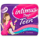 Protetor diario Intimus days teens sem abas com 15 unidades
