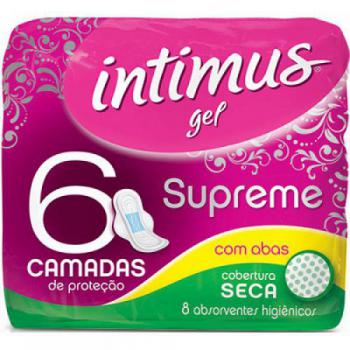 Absorvente Intimus unique clean seca  8 unidades