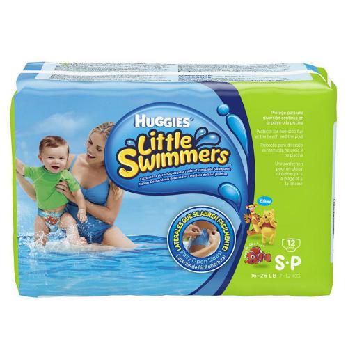 Fralda Litlle Swimmers P Com 12 Unidades