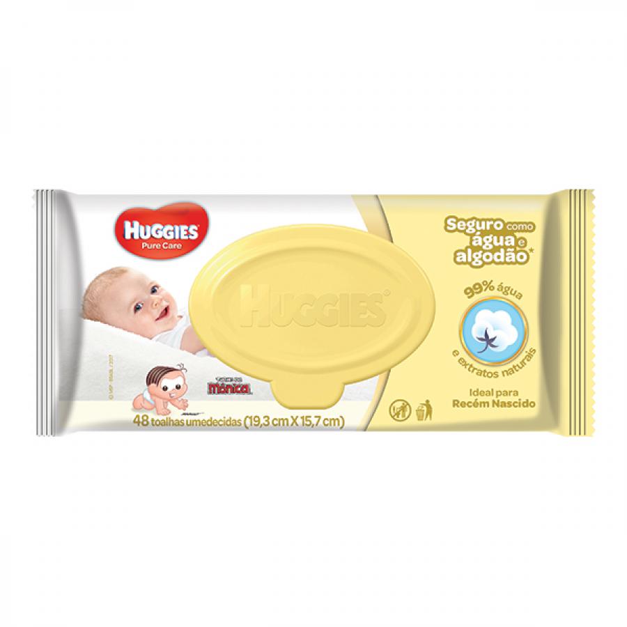 Toalhas Umedecidas Huggies Primeiros 100 Dias 48 Unidades