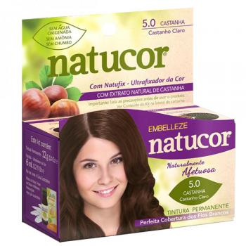 Tintura Suave 5.0 Castanho Claro Natucor Embelleze